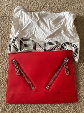 KENZO KALIFORNIA LEATHER POUCH